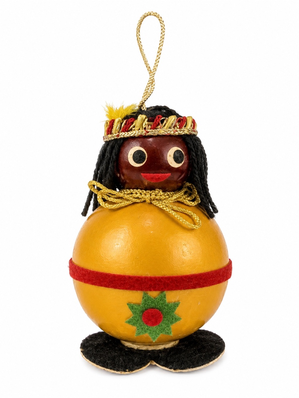 Vintage FSU Seminole‎ Indian Bell Ornament Handmade